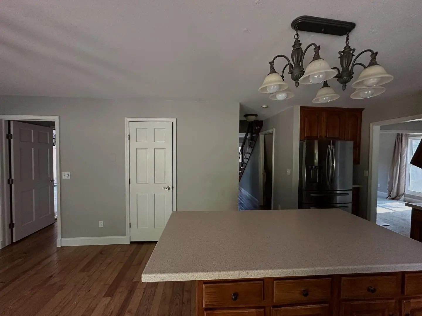 Kitchen island before