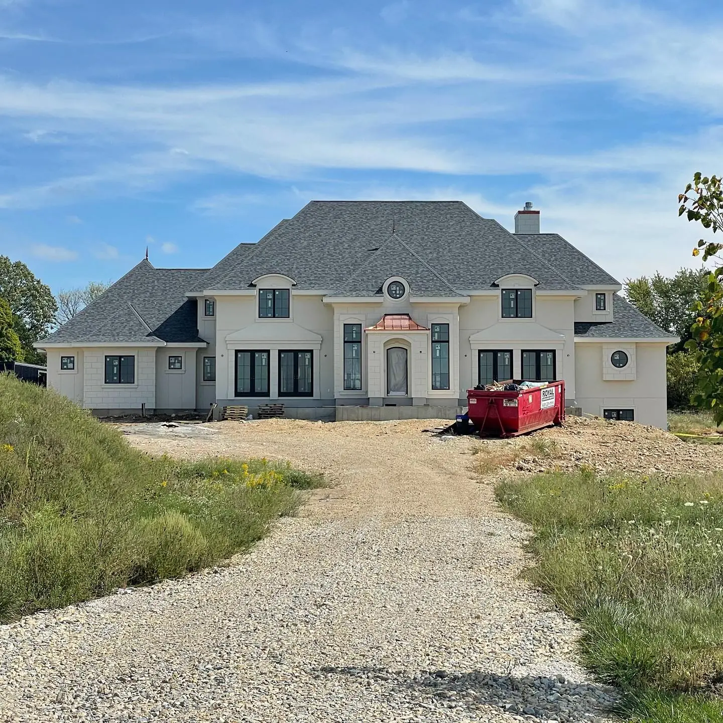 Stucco complete — September 2021