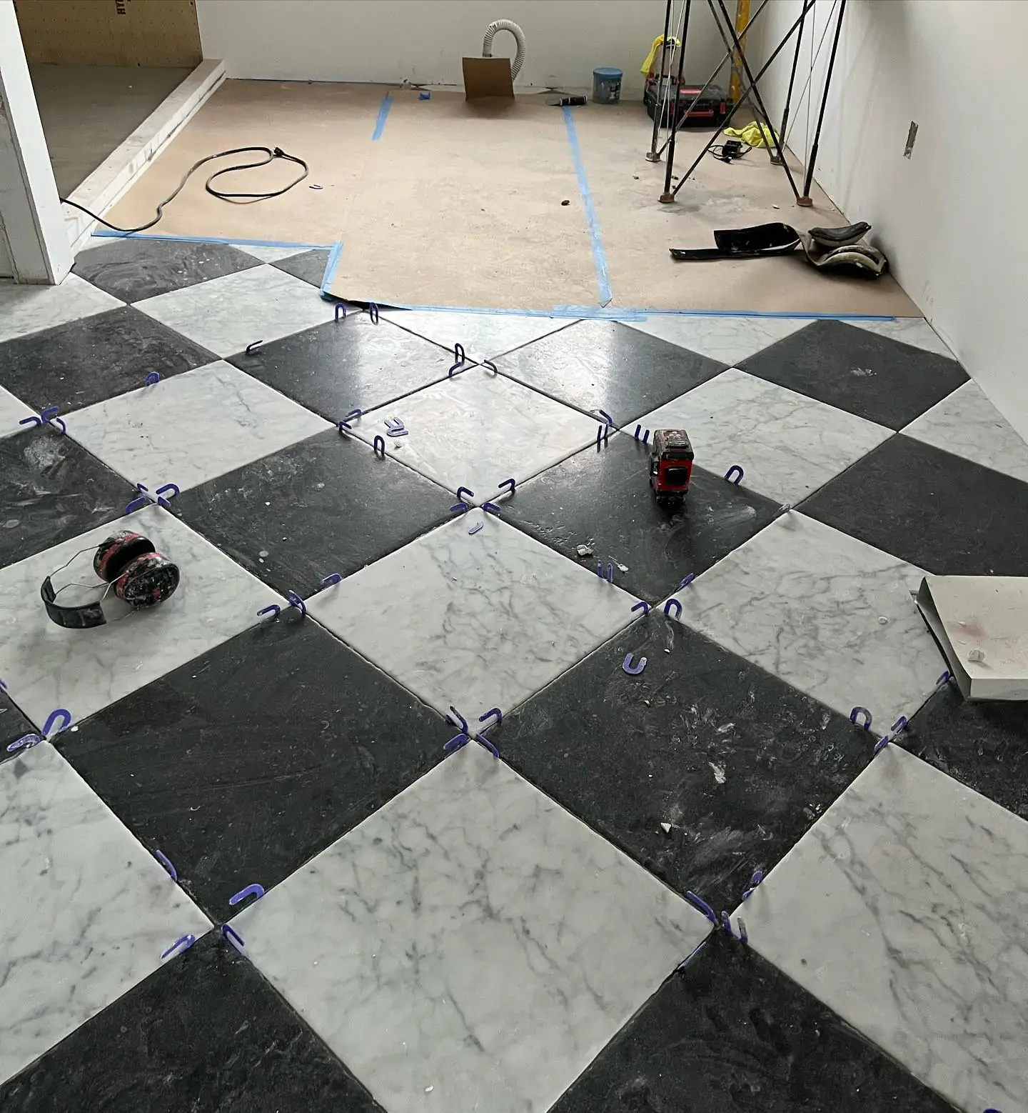 Checkerboard marble — December 2021